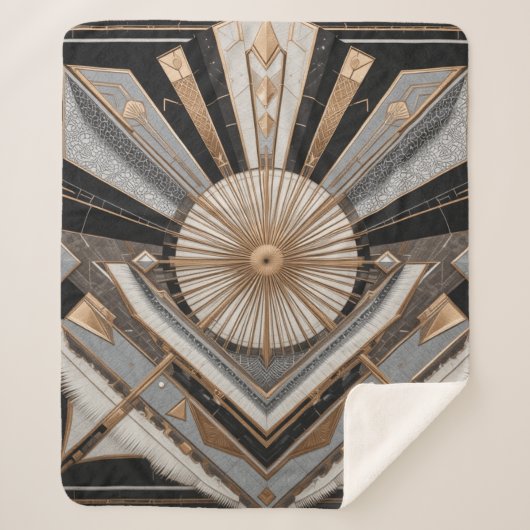 Deko Luxury Sherpadecke (Vorderseite)