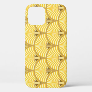 Deko-Majestät: Gilded Pfauenfeder-Tapete Case-Mate iPhone Hülle