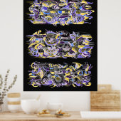 Deko-Maschinentechnik Poster (Küche)