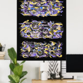 Deko-Maschinentechnik Poster (Heimbüro)