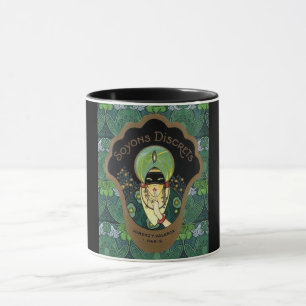 Deko maskierte Vintage Tasse