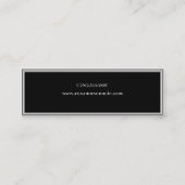 Deko Mini Visitenkarte (Rückseite)