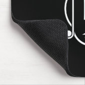 Deko mit Monogramm Mousepad (Ecke)