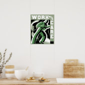 Deko mit Retro-Vektorgrafik funktioniert mit Vorsi (Küche)