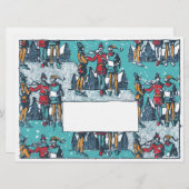 Deko mittelalterliche Karoler der 1920er Jahre (Vorne/Hinten)