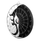Deko-Mod-Frau-Dartboard Dartscheibe (Vorderseite rechts)