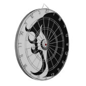 Deko-Mod-Frau-Dartboard Dartscheibe (Vorderseite Links)