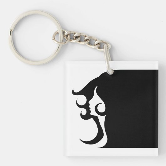 Deko Mod Woman Acrylic Schlüsselanhänger (Vorderseite)