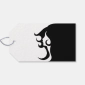 Deko Mod Woman Geschenkanhänger (Rückseite Horizontal)