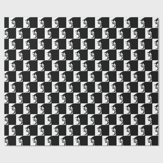 Deko Mod Woman Geschenkpapier (Flach)