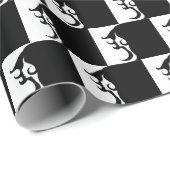 Deko Mod Woman Geschenkpapier (Rolleneckpunkt)