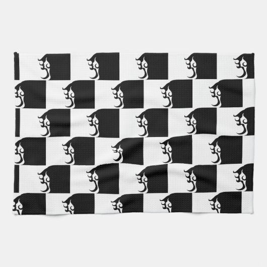 Deko Mod Woman Geschirrtuch (Horizontal)