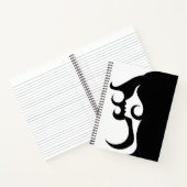 Deko Mod Woman Notizblock (Innenseite)