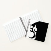 Deko Mod Woman Notizblock (Innenseite)