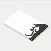 Deko Mod Woman Post-it Klebezettel (angewinkelt)