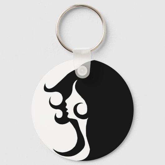 Deko Mod Woman Schlüsselanhänger (Vorderseite)