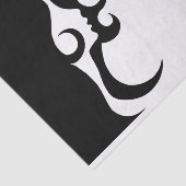 Deko Mod Woman Seidenpapier (Ausschnitt)