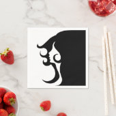 Deko Mod Woman Serviette (Beispiel)