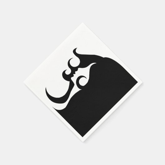 Deko Mod Woman Serviette (Ecke)