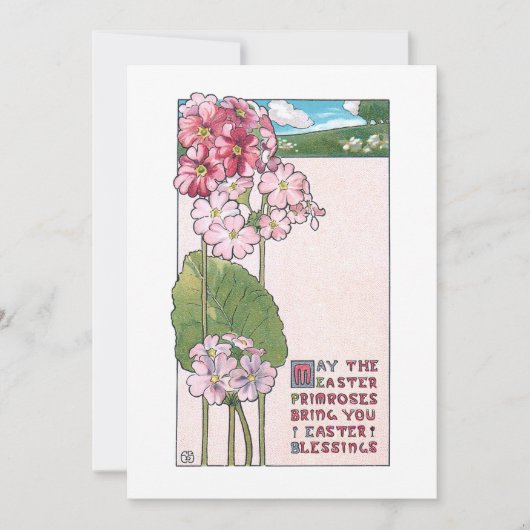 Deko Moderne Style Oaster Primroses (Vorderseite)