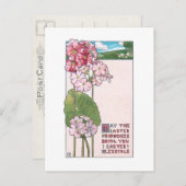 Deko Moderne Style Oaster Primroses Postkarte (Vorne/Hinten)