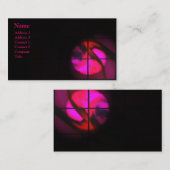 Deko Mond Visitenkarte (Vorne/Hinten)