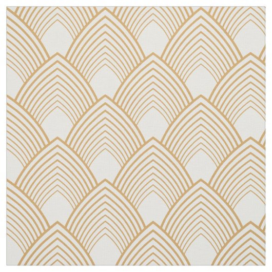 Deko-Muster aus Gold und Weiß Stoff (Muster)