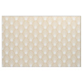 Deko-Muster aus Gold und Weiß Stoff (Fat Quarter (45,7 x 55,9 cm))