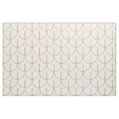 Deko-Muster aus Gold und Weiß Stoff (Fat Quarter (45,7 x 55,9 cm))