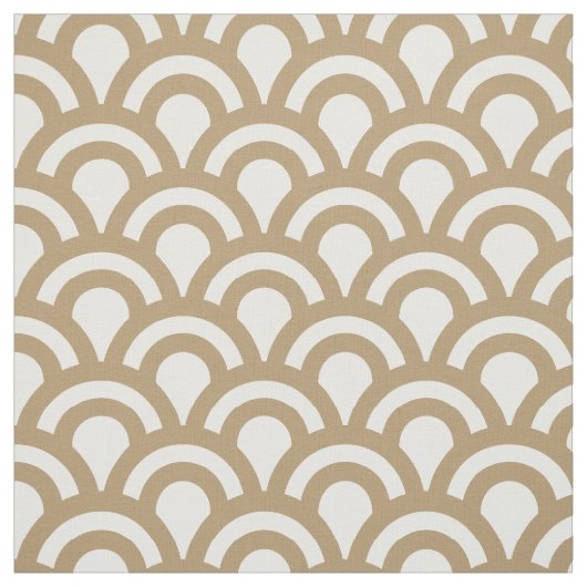 Deko-Muster aus Gold und Weiß Stoff (Muster)