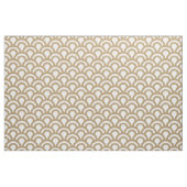 Deko-Muster aus Gold und Weiß Stoff (Fat Quarter (45,7 x 55,9 cm))