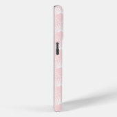 Deko-Muster in hellrosa und weiß Case-Mate iPhone Hülle (Rückseite / Rechts)