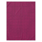Deko-Muster in Rot und Schwarz Tischdecke (Vorderseite)