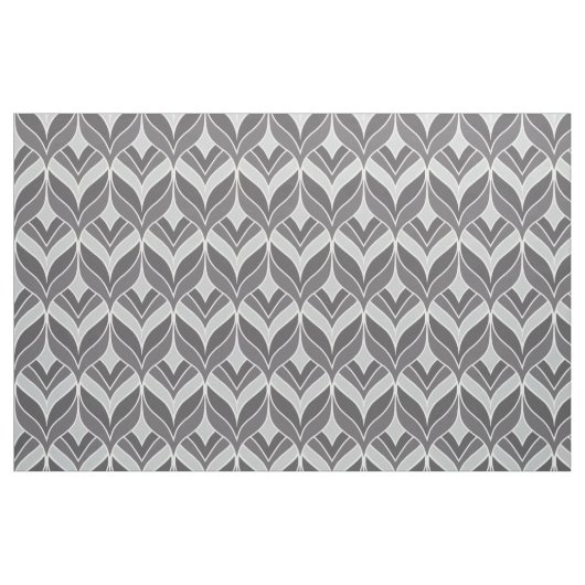 Deko-Muster in Weiß und Grau Stoff (Fat Quarter (45,7 x 55,9 cm))