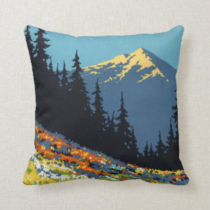 Deko Natur, Berg, Wildblume Kissen