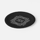 Deko Neujahr | Silvester-Party Pappteller (Schrägansicht)