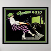 Deko "Overland" Roadster - Coles Phillips 16x20 (Vorne)