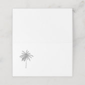 Deko Palm ・ Minimalistisch Boho Chic ・ Zielort Platzkarte (Außenseite Aufgefaltet)