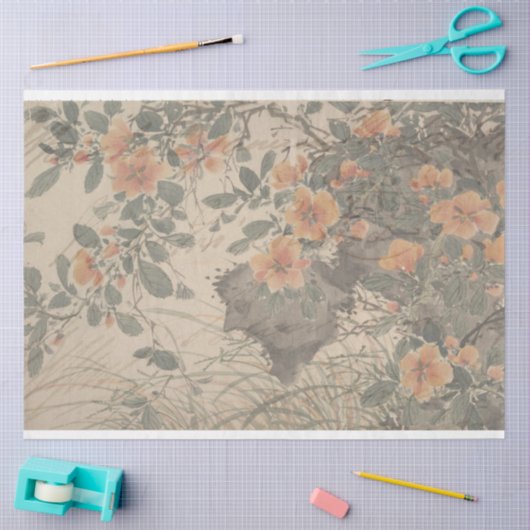 Deko-Papier für Blumenzettel Seidenpapier (Basteln)