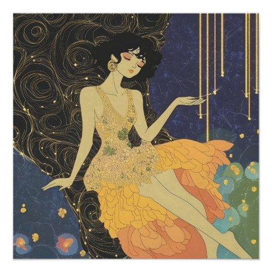 Deko Party Girl (Vorderseite)