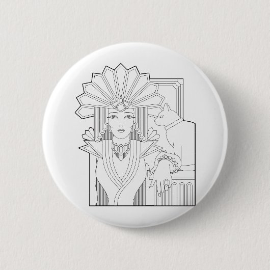 Deko Priestess Button (Vorderseite)