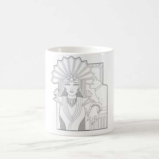 Deko Priestess Kaffeetasse (Mittel)