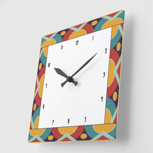 Deko Quadratische Wanduhr (Winkel)