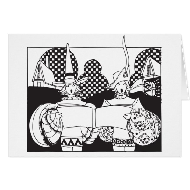 Deko Renaissance Carolers (Vorderseite (Horizontal))