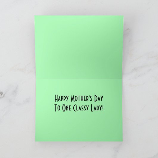 Deko Retro Muttertagskarte Karte (Innenseite)