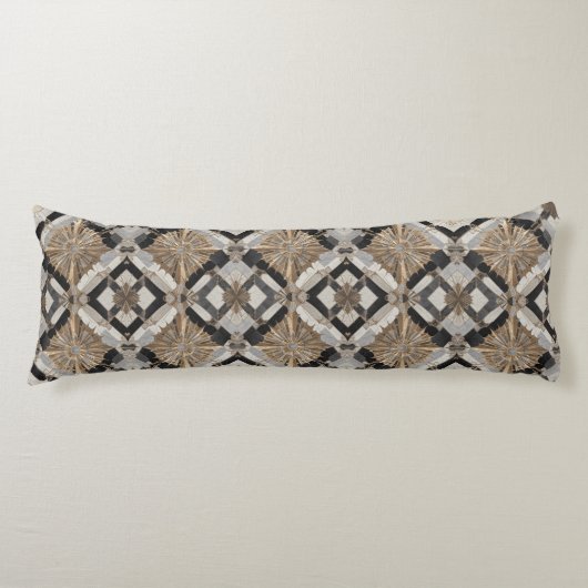Deko Rhomb Seitenschläferkissen (Vorderseite)