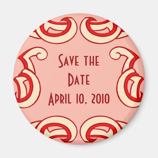Deko Save the Date Magnet (Vorne)