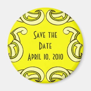 Deko Save the Date Magnet