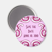 Deko Save the Date Magnet (Vorderseite/Rückseite)