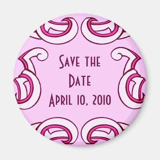 Deko Save the Date Magnet (Vorne)